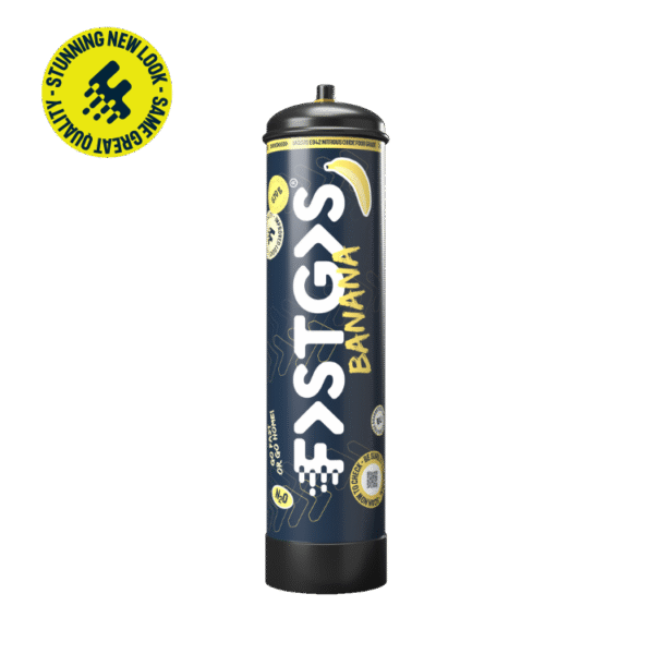 NEW FastGas Banana Cream Charger 670g
